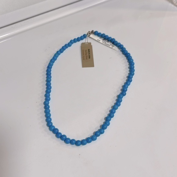 Sterling silver and genuine stone necklace - Picture 1 of 2